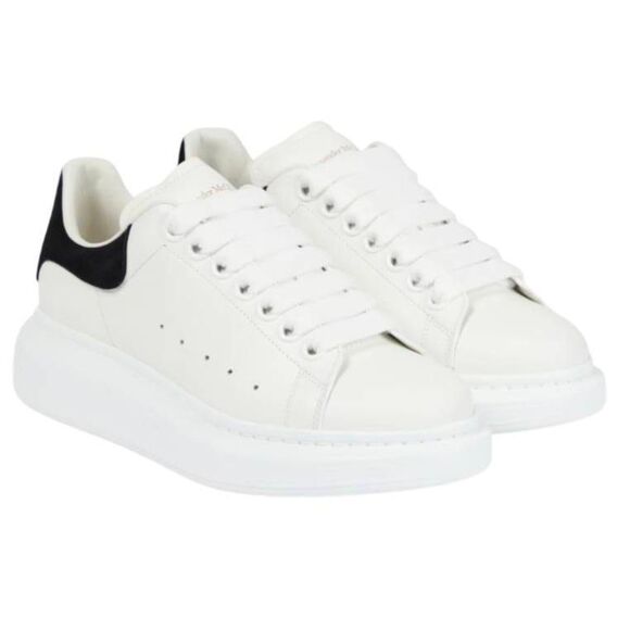 Alexander McQueen Shoes - ALEXANDER MCQUEEN Oversize Leather Trainers Size 40.5D
